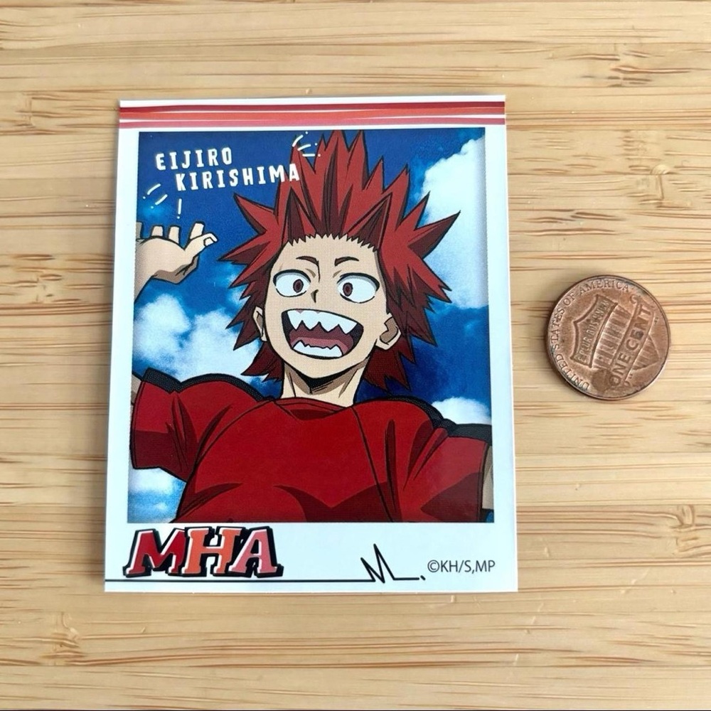Rare my hero academia silvery sticker